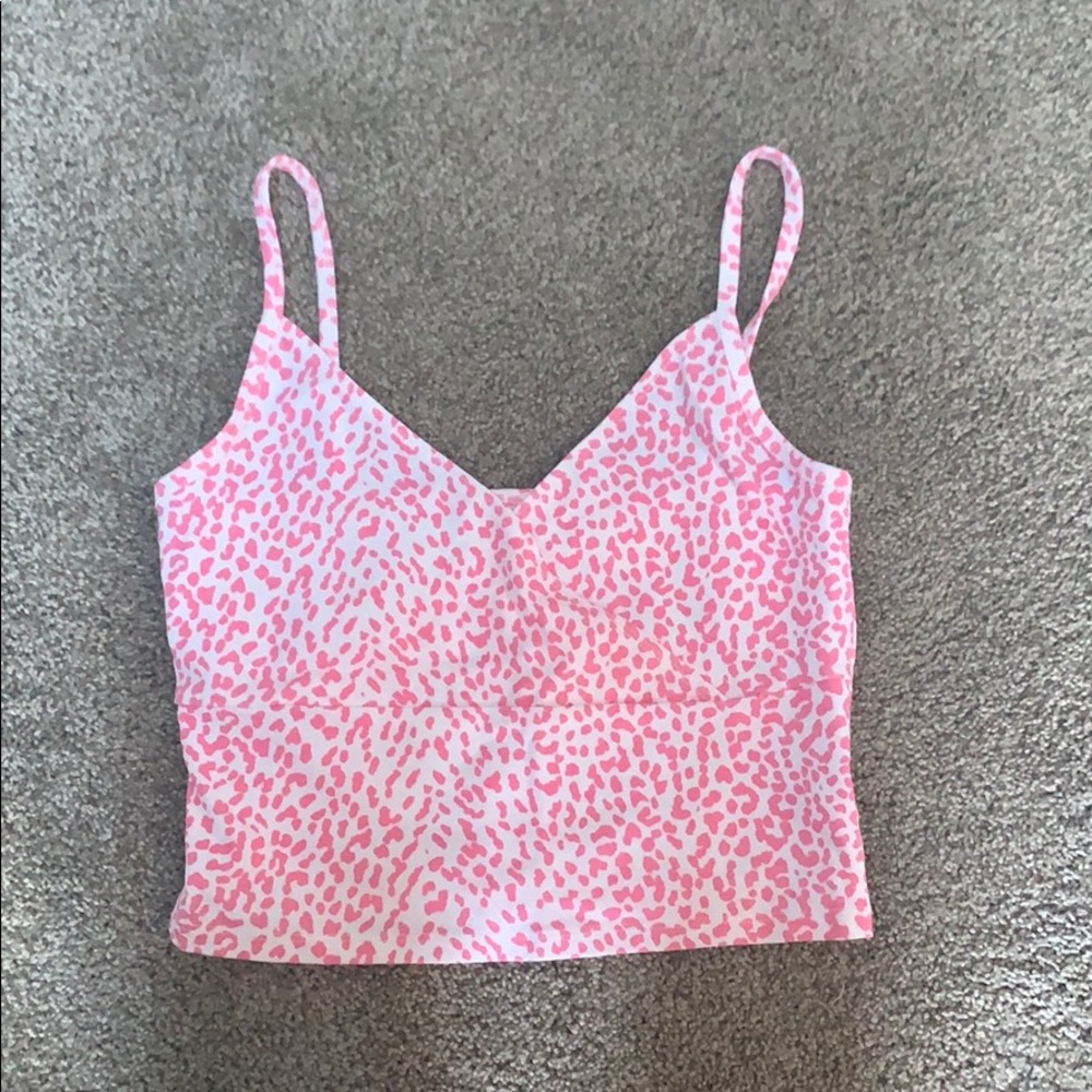 Pink cheetah top!!